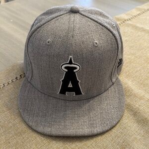 New Era Angels Gray/Black baseball hat